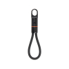 Nordic Drift Everest Usb-c 60w Pikalatauskarabiinikaapeli Musta
