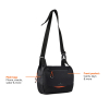 Nordic Drift Trail Rcs Crossbody-laukku 4l Musta, Oranssi