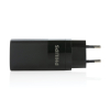 Philips 65 W Erittäin Nopea Pd 3-porttinen Usb-laturi Musta