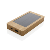 Sunwick 10.000 Mah Bambuinen Aurinkovoimapankki Ruskea
