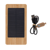Sunwick 10.000 Mah Bambuinen Aurinkovoimapankki Ruskea