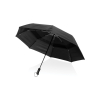 Swiss Peak Aware™ Tornado 27" Taskusateenvarjo Musta