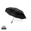 Swiss Peak Aware™ Tornado 27" Taskusateenvarjo Musta