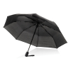 Swiss Peak Vito Aware™ Rpet 21" Automaattinen Sateenvarjo Musta