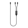 Terra 100 W Rcs -kaapeli, Kaksi Usb-c-liitäntää Musta, Harmaa