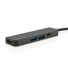 Terra Hub Hdmi Tulolla Kierrätetystä Alumiinista Harmaa