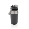 Tyhiöpullo Kaksoistoimintoisella Kannella 500ml Harmaa