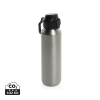 Via Rcs Re-steel Lukittava Urheilupullo 600ml Hopeanvärinen