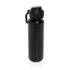 Via Rcs Re-steel Lukittava Urheilupullo 600ml Musta