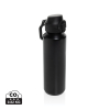 Via Rcs Re-steel Lukittava Urheilupullo 600ml Musta