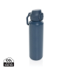 Via Rcs Re-steel Lukittava Urheilupullo 600ml Tummansininen
