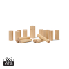 Vinga Kubb-minikeilapeli Ruskea